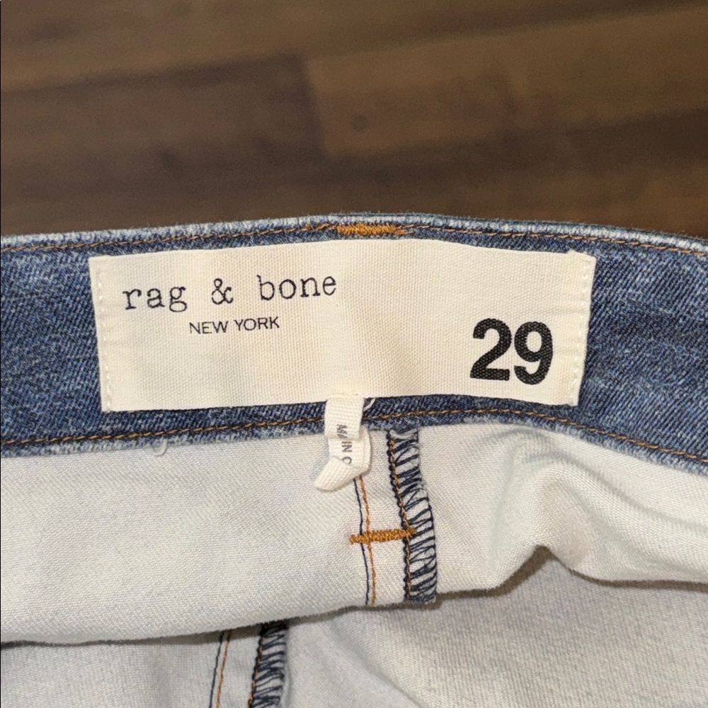 Rag & Bone Multi-Blue Patchwork Jeans - image 3